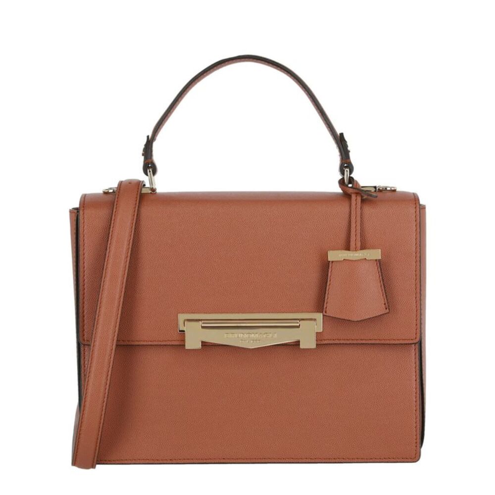 Bruno Magli Block M Leather Top-Handle Bag Womens